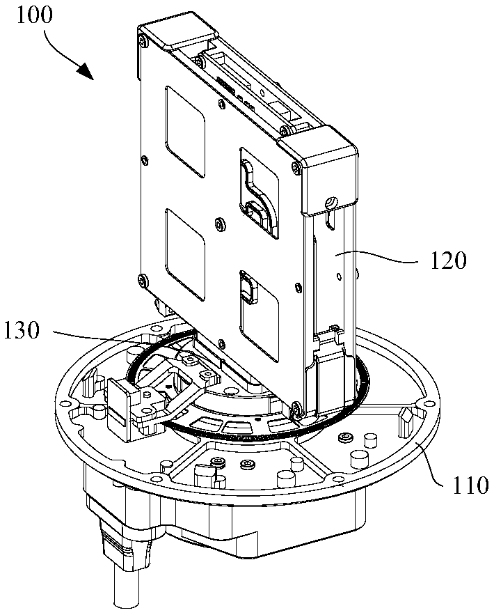 Radar device, wireless rotating device for a radar and unmanned aerial vehicle