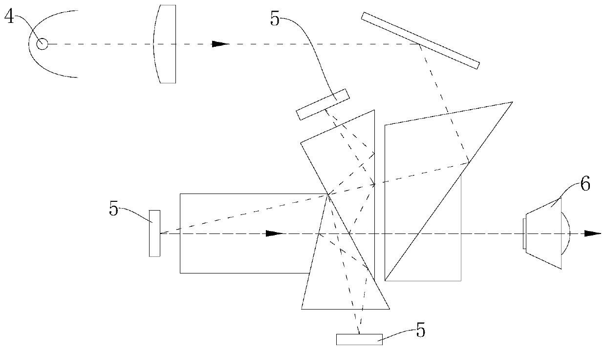 Light path system and projector