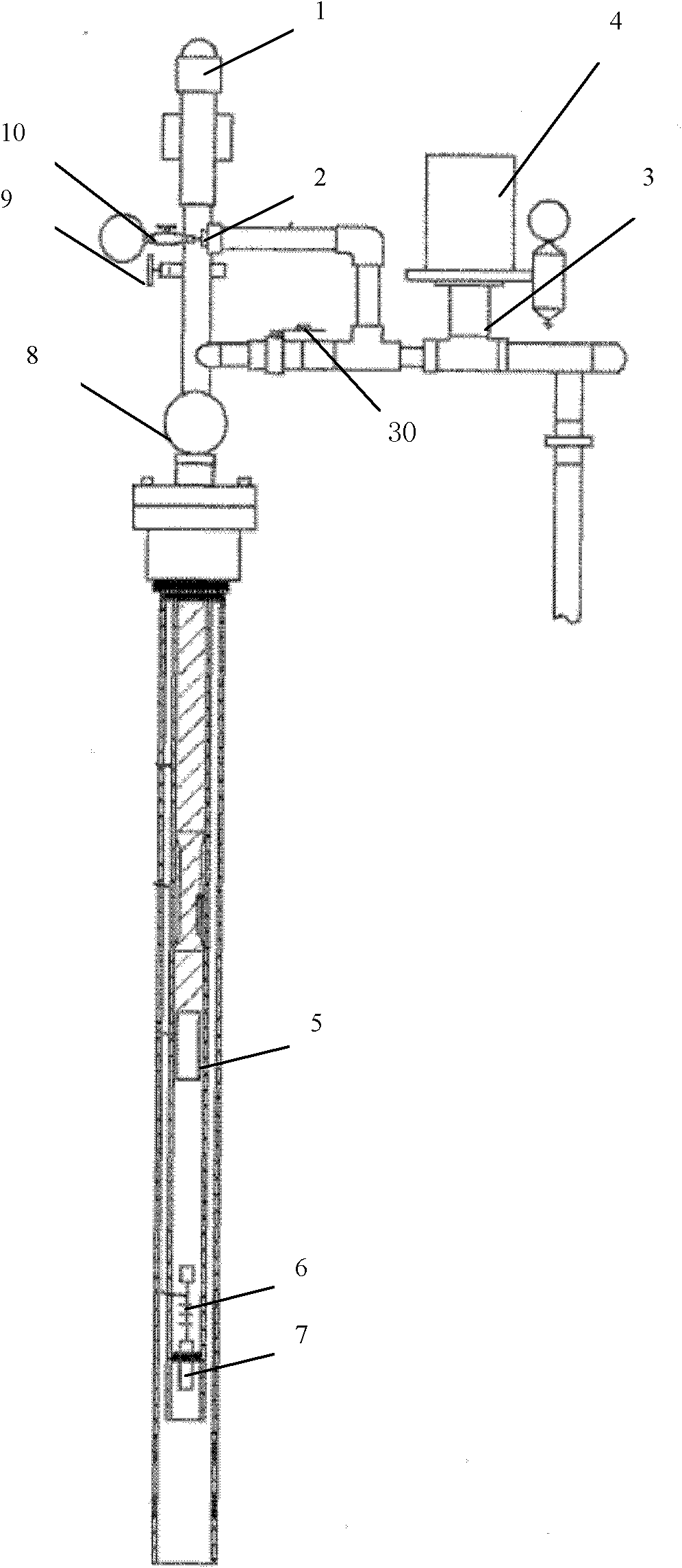System for tracking running state of underground plunger for gas production and working method thereof