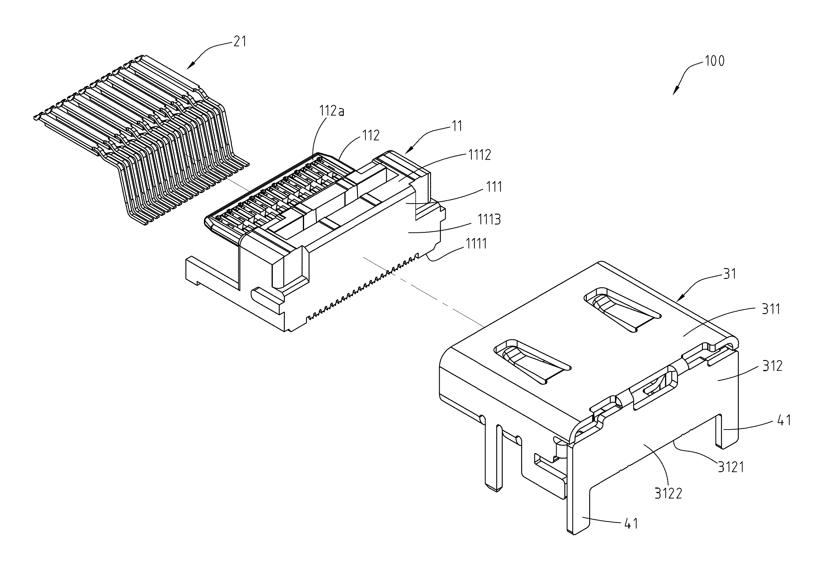 Electrical receptacle connector