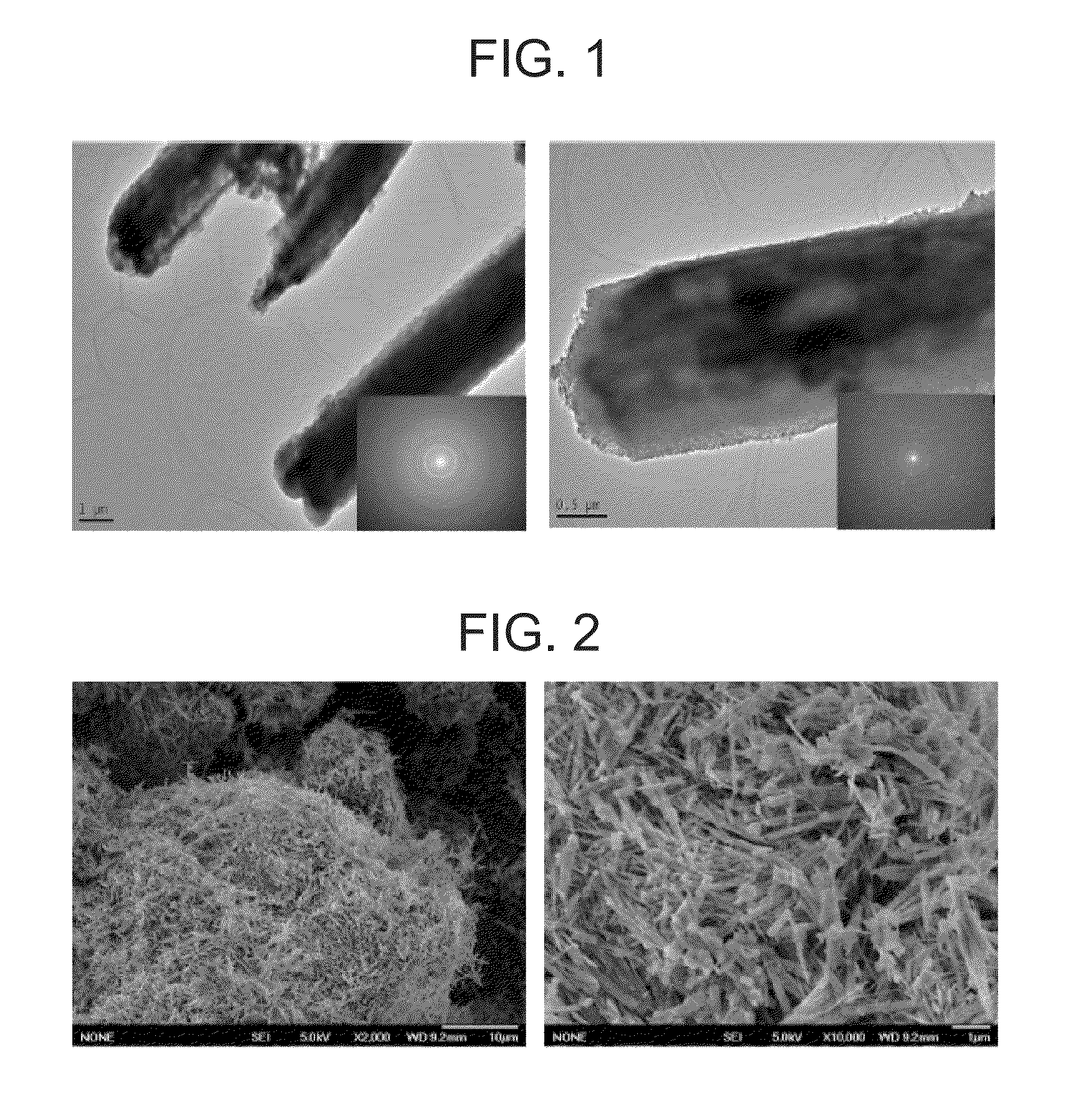 Nanostructure material supporting arsenic ion adsorption compound and method to remove arsenic ion using the same