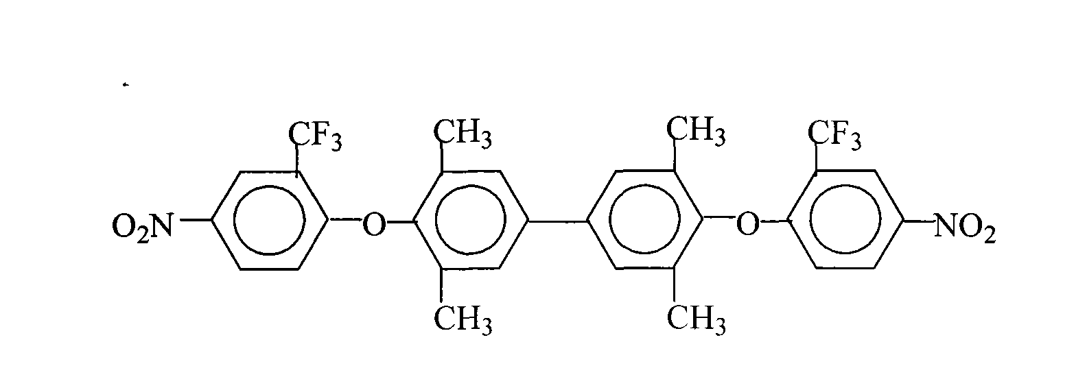 Process for producing 3,3',5,5'-tetramethyl-4,4'-di(2-trifluoromethyl-4-nitrophenoxy)biphenyl