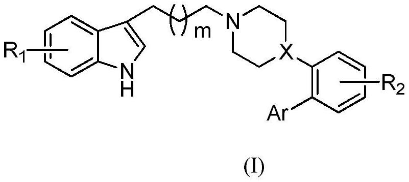 Application of Heterocyclic Substituted Phenylpiperazine or Phenylpiperidine Derivatives in Antidepressants