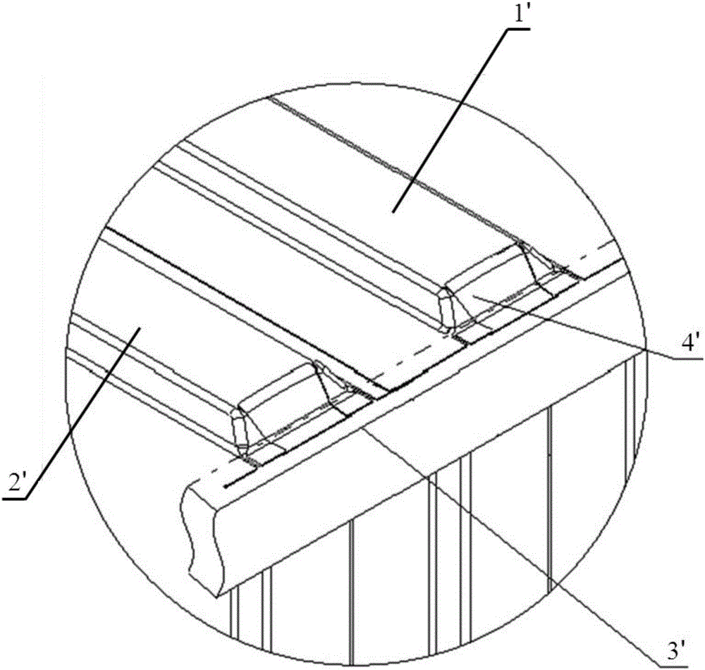 Top cap assembly of van-type cargo compartment