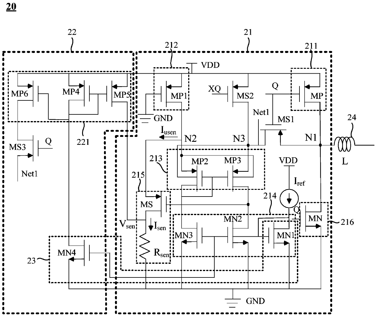 Current sampling circuit and current detection system