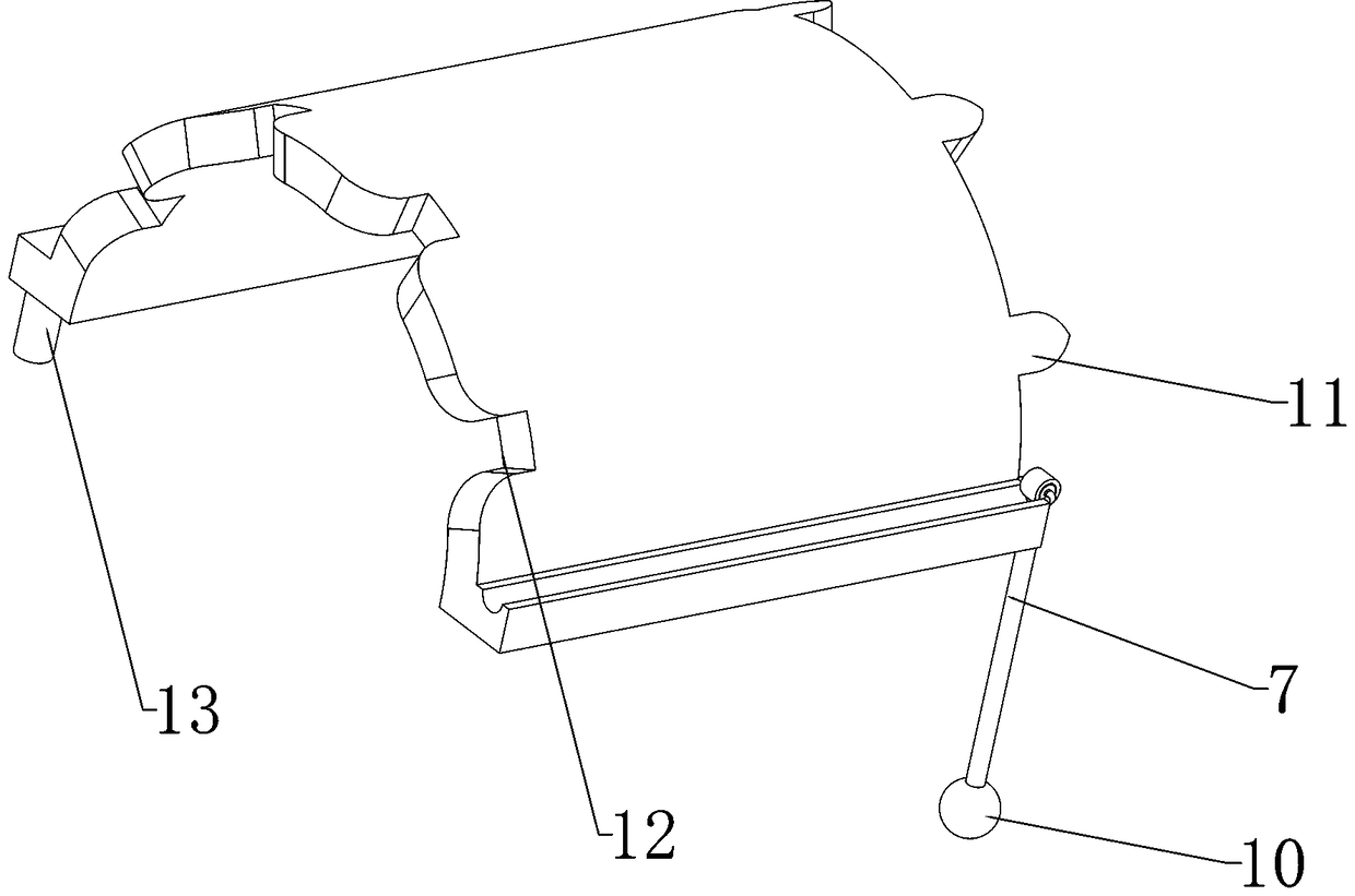 Mold for reinforcement framework stretching