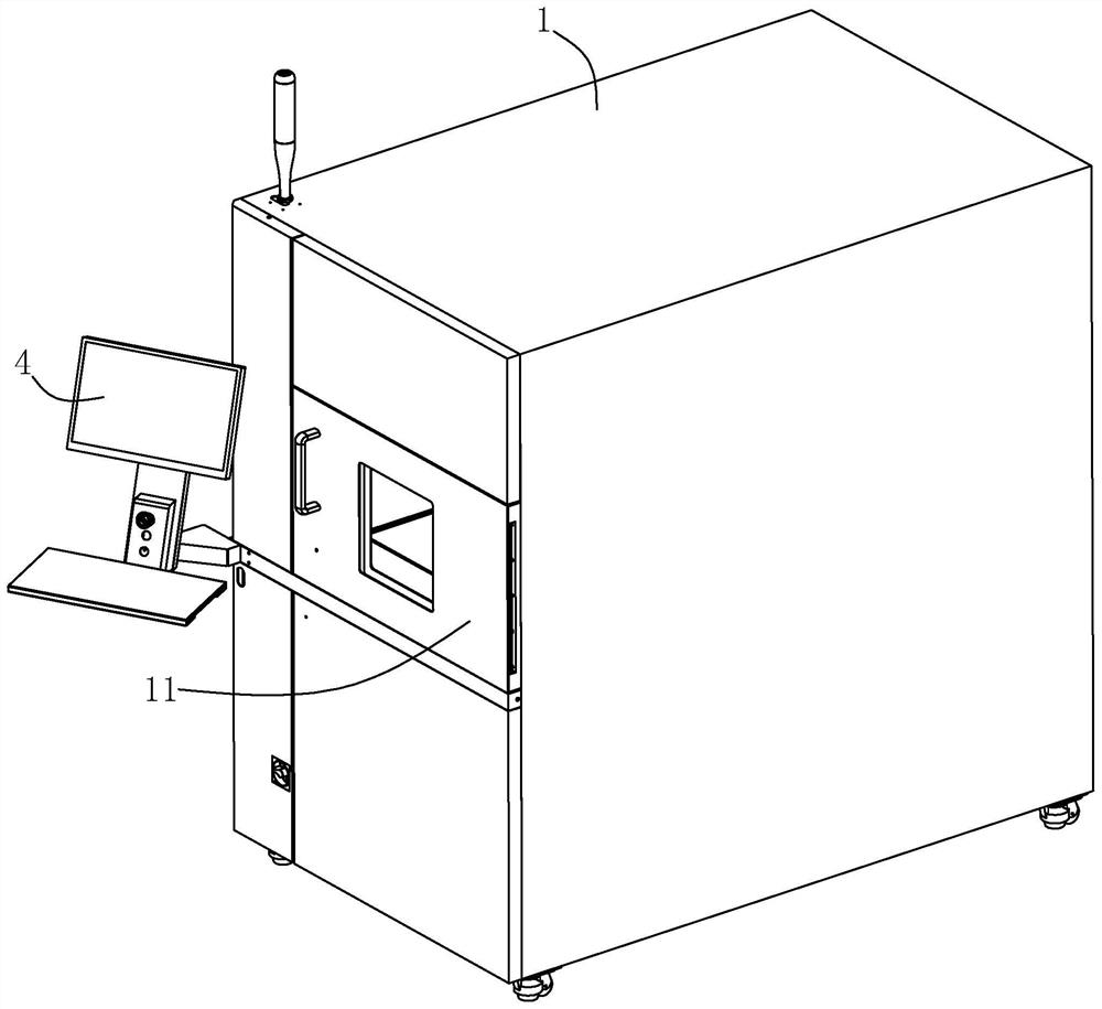 360-degree plane 3D detection system and detection method based on X-RAY