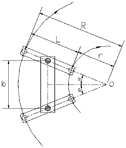 Four-wheel-drive rotating support travelling device and control method thereof