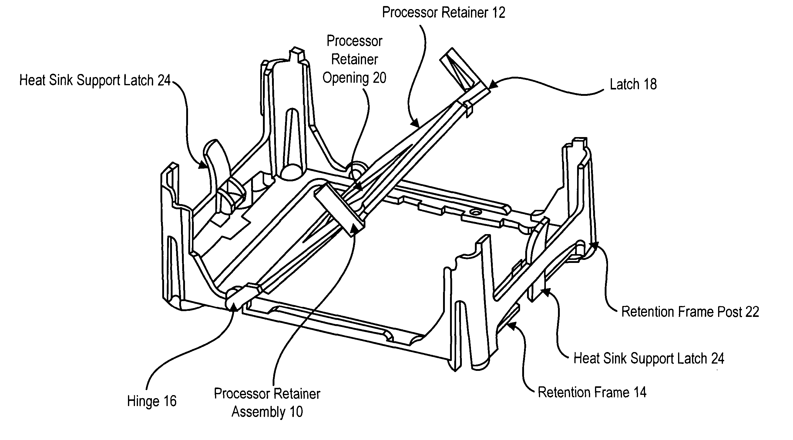 Processor retention system and method