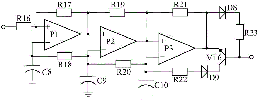 Three-level signal amplified power voltage stabilizing type automatic control air changing system