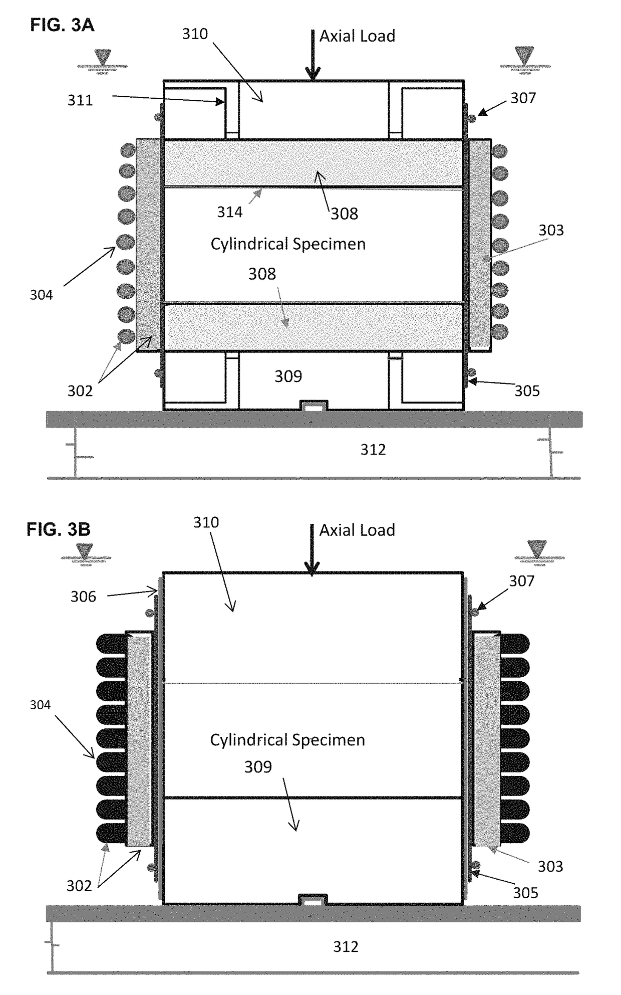 Expandable jacket for triaxial, unconfined and uniaxial compression tests and test device for three-dimensional consolidation and settlement tests
