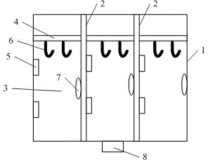 Towel hanging structure