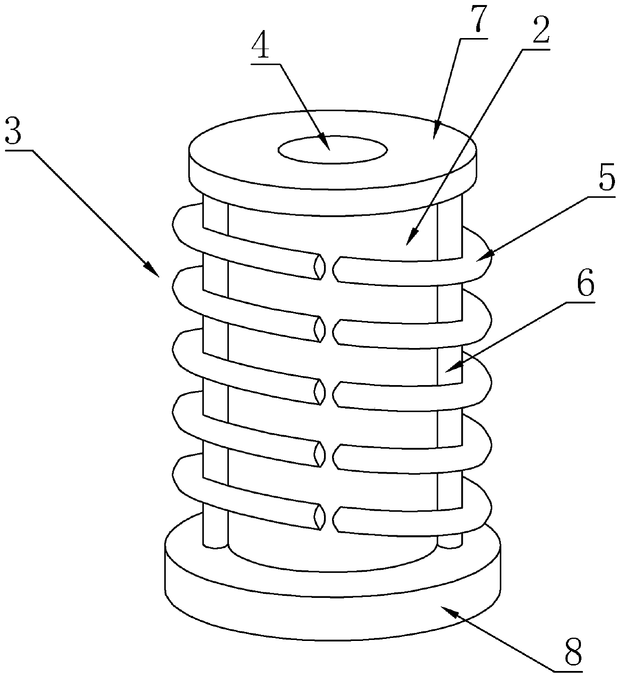 Multi-gap air arc extinguishing device