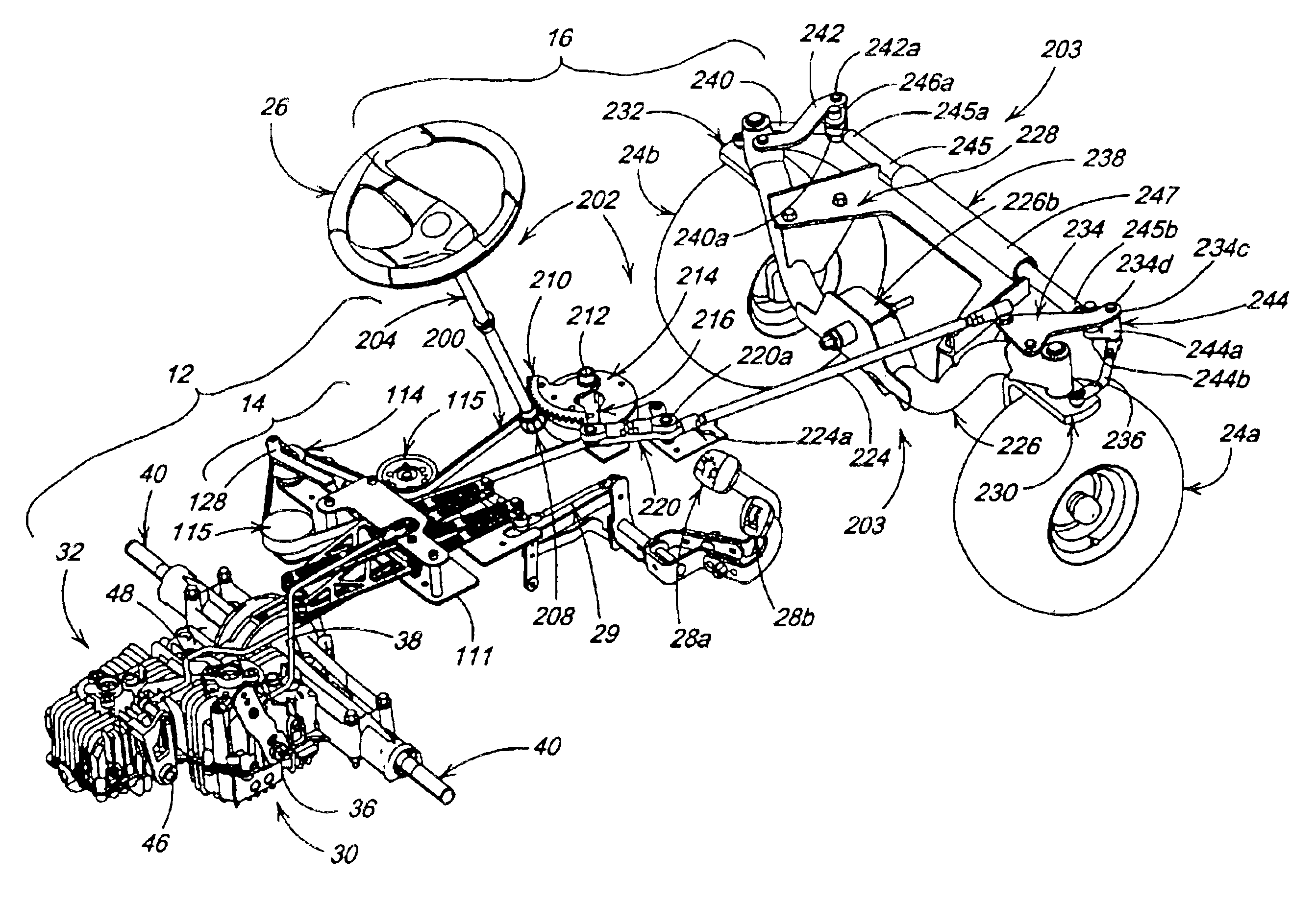 Transmission control device for vehicles and steering assembly for vehicles