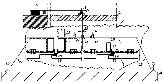Construction method of metal curtain wall at bottom of high altitude steel structure