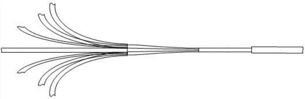 Novel multi-mode pumping optical fiber beam combiner and manufacturing method thereof