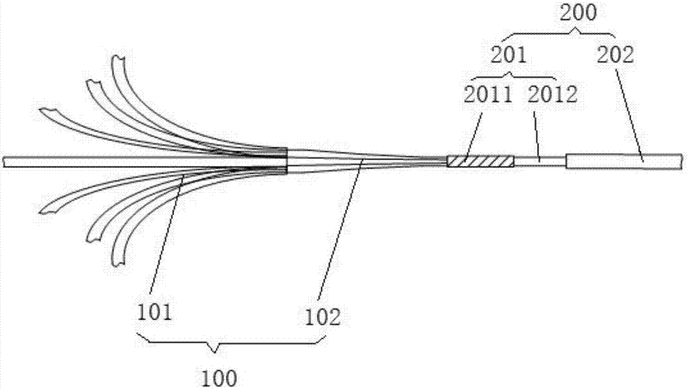 Novel multi-mode pumping optical fiber beam combiner and manufacturing method thereof