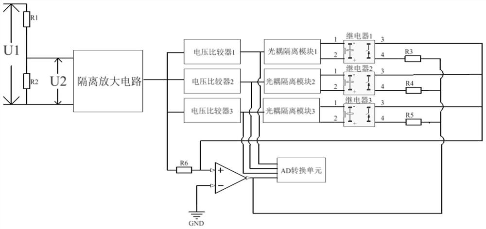 Motor back electromotive force signal acquisition equipment for motor contact rotating speed tester