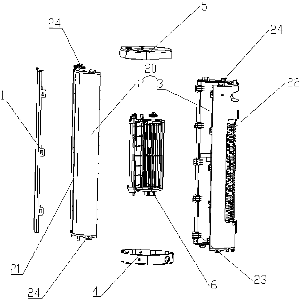 Vertical and horizontal dual-purpose electric heater and its shell