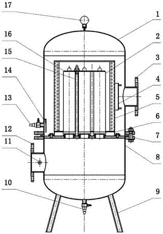 Prefinished combined pleated membrane air filter