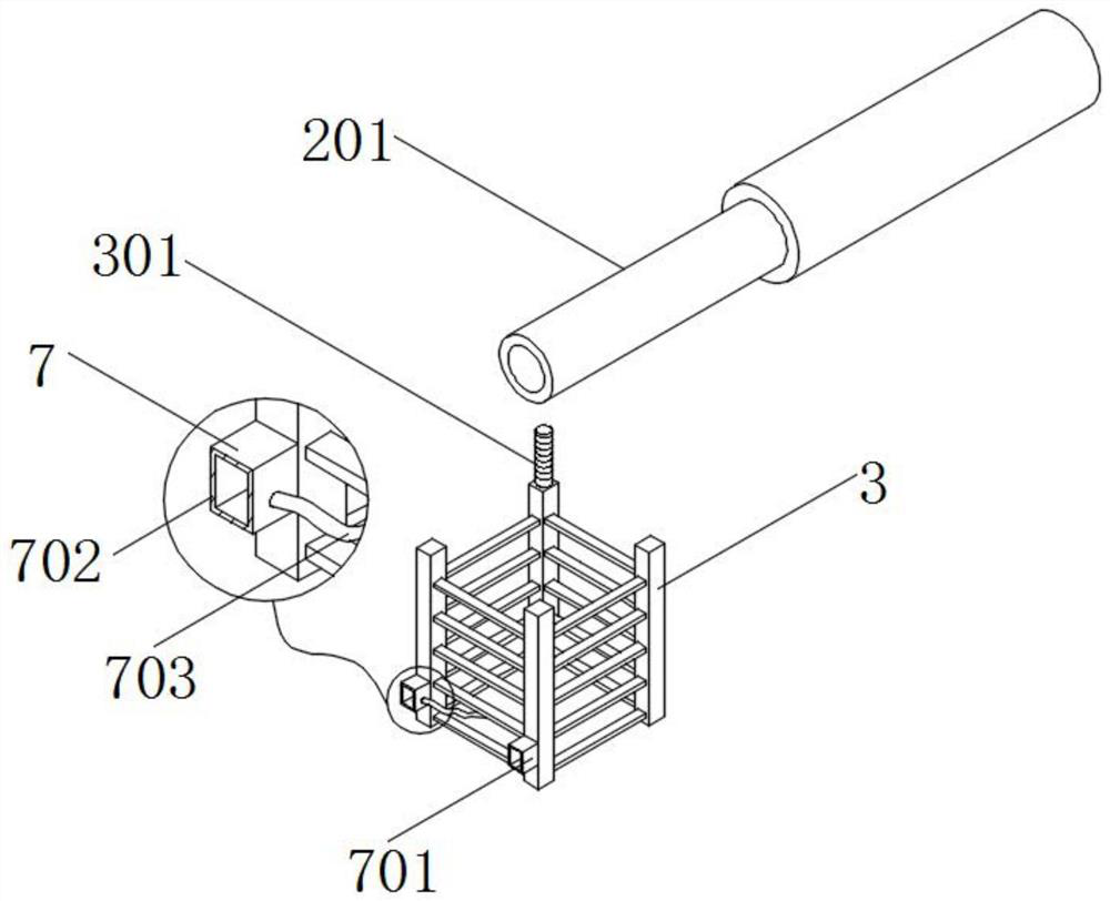 Cold and hot impact test method for electronic structural member and test equipment