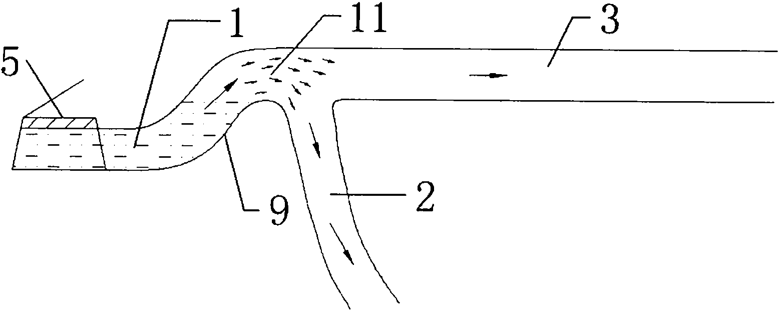 Flip siphon-type pedestal pan