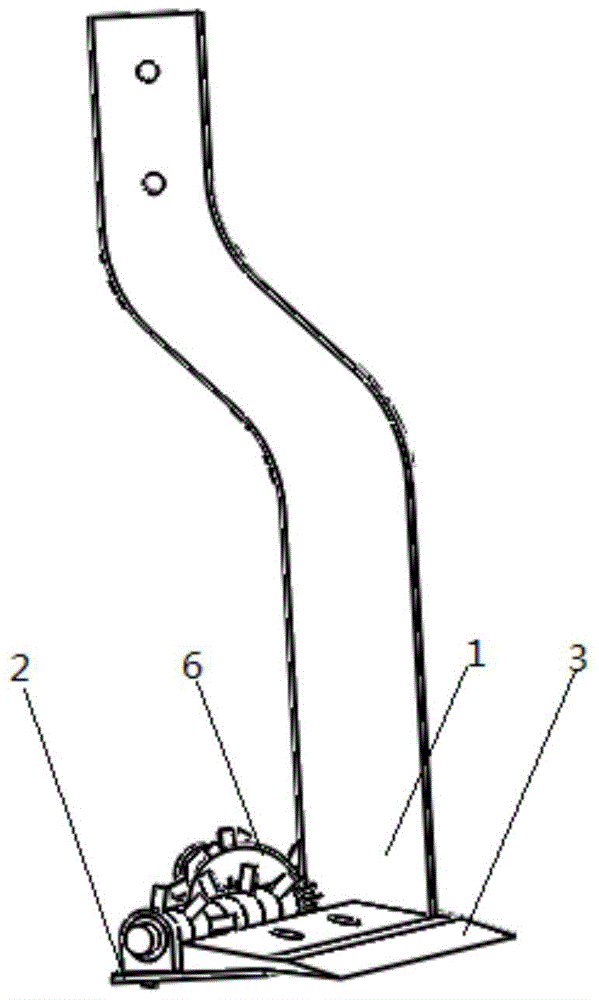 A rear throw type grass and soil separation shallow loosening shovel