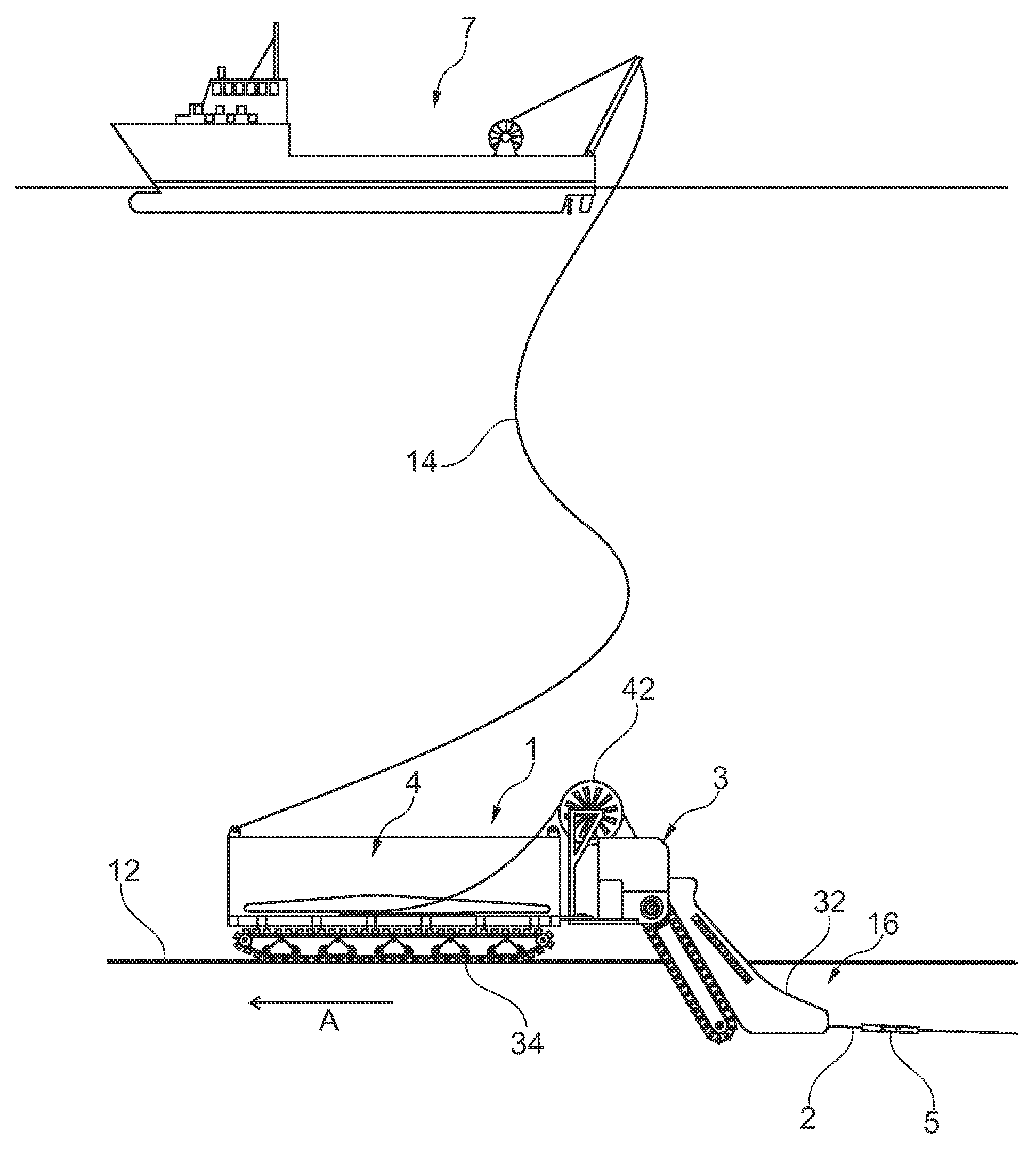 System for subsea cable installation