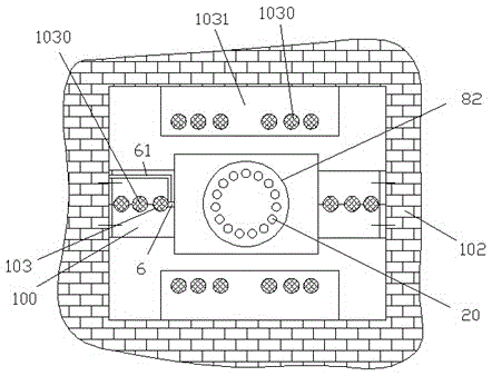 Cooling device assembly capable of cooling for power well in building