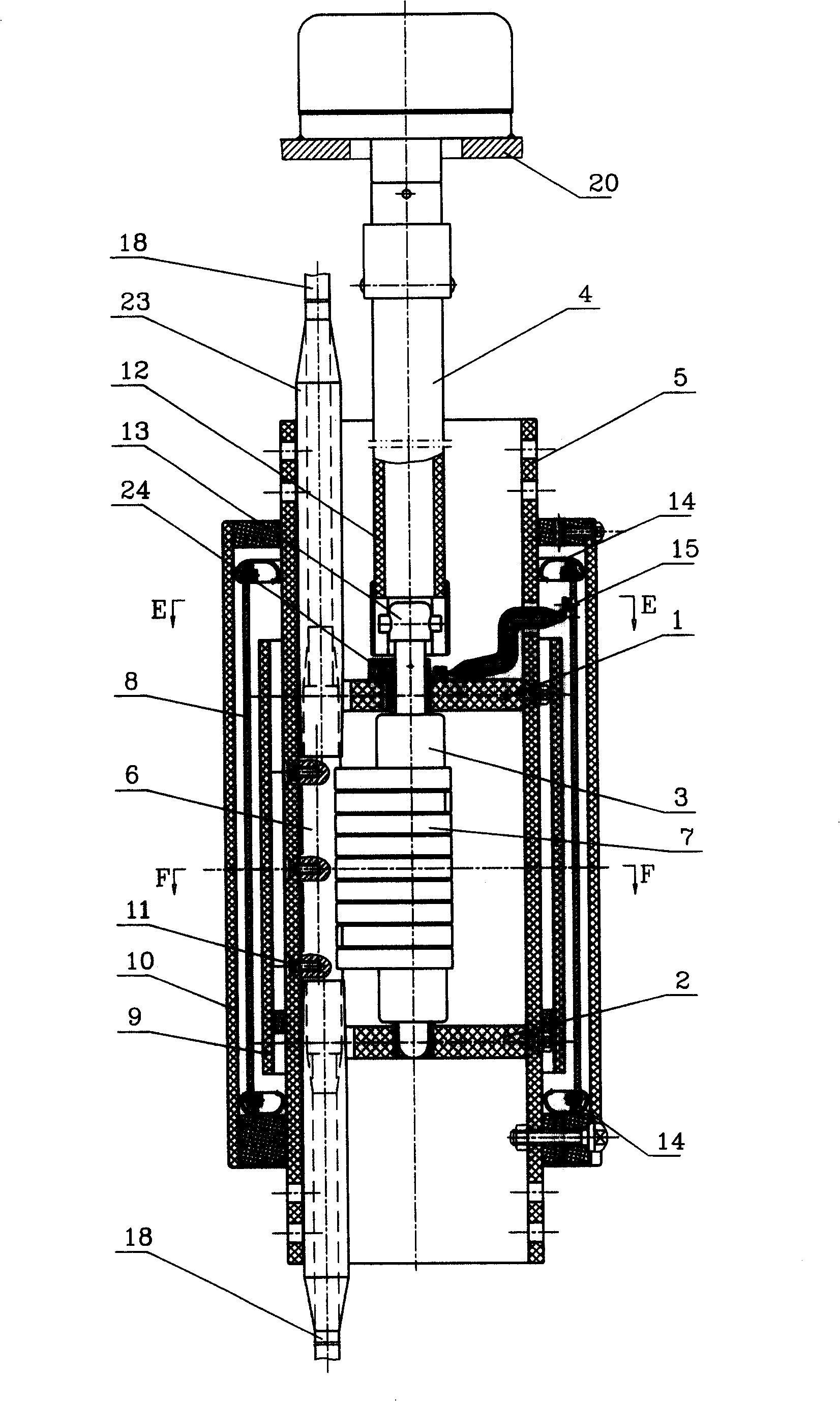 Off-circuit tap-changer with shielding device
