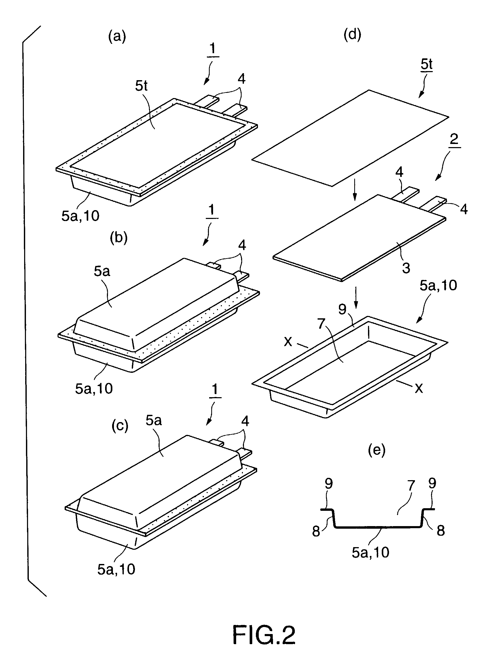 Packaging material for polymer cell and method for producing the same