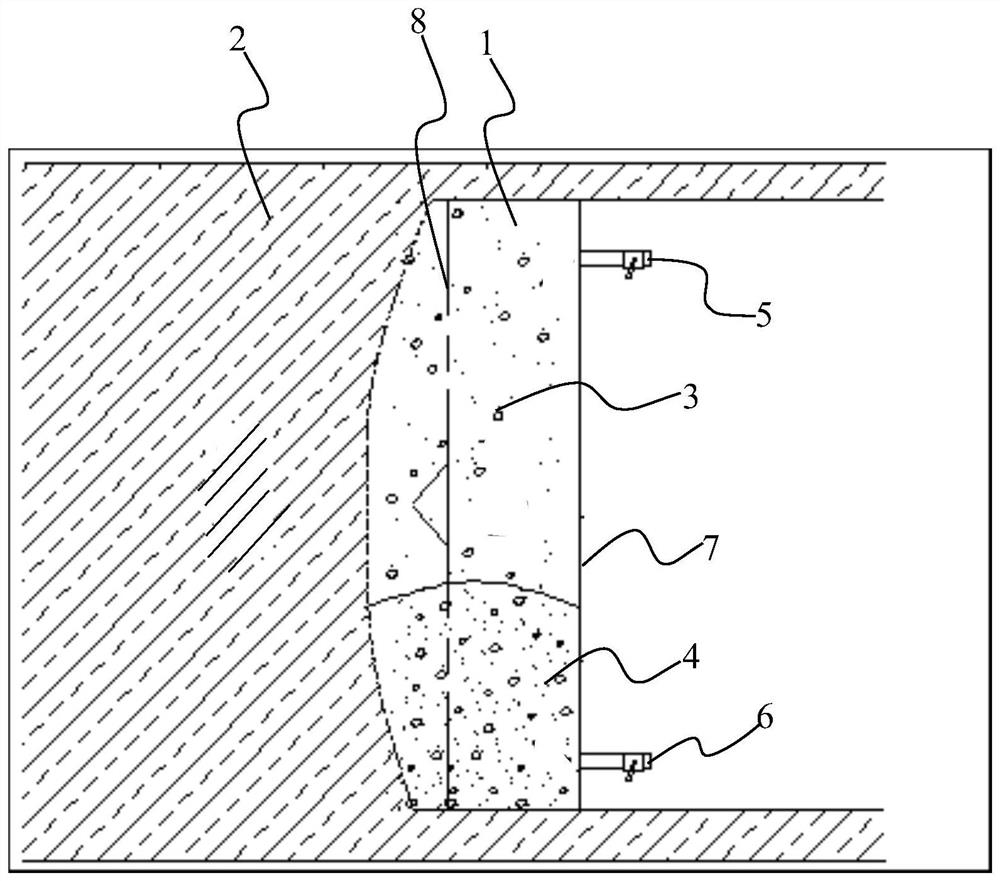 A medium replacement method for shield machine soil bin during freezing process