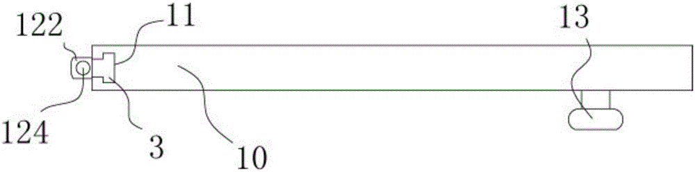 Door body structure adopting simple connecting piece