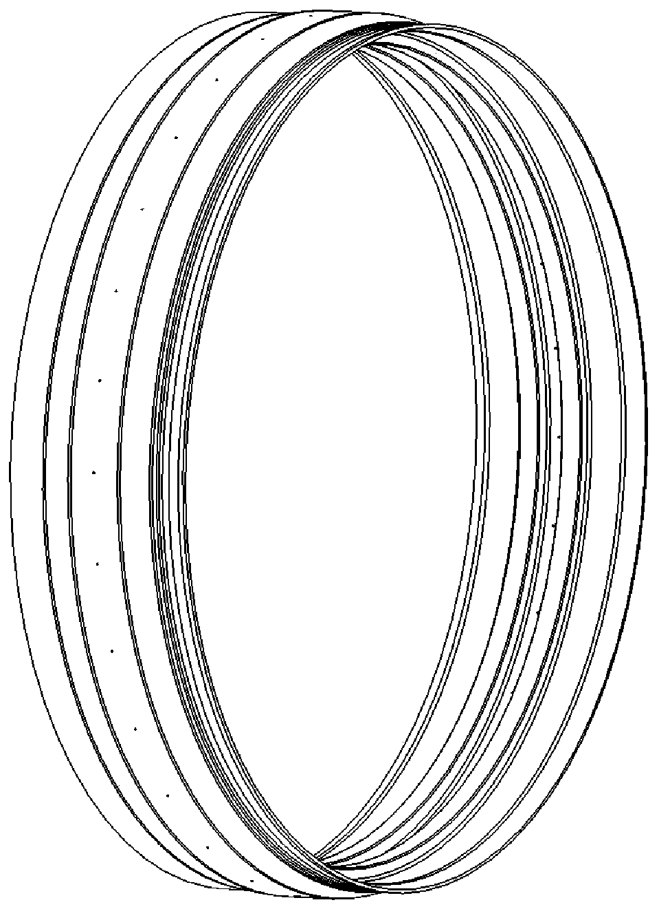 Combined-type cooling seal structure for high-pressure turbine rotor exterior ring