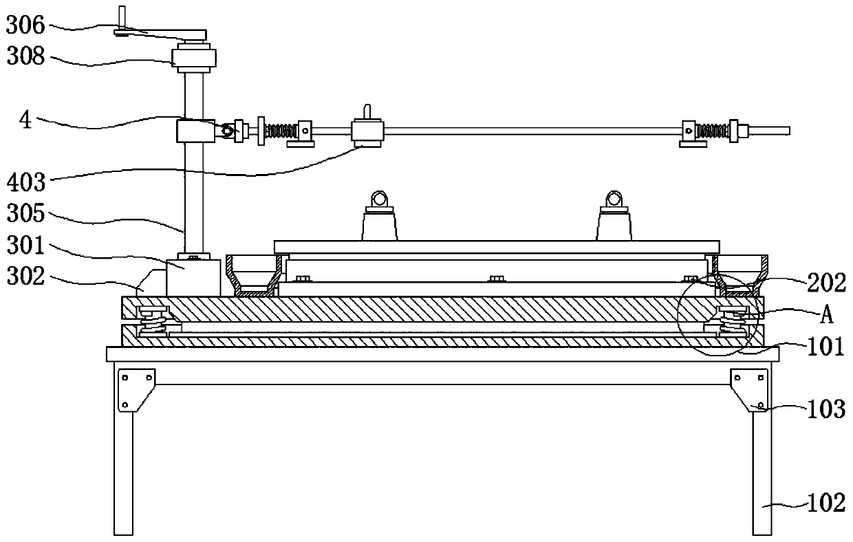 Gluing device capable of achieving even gluing conveniently and used for corrugated paper box production