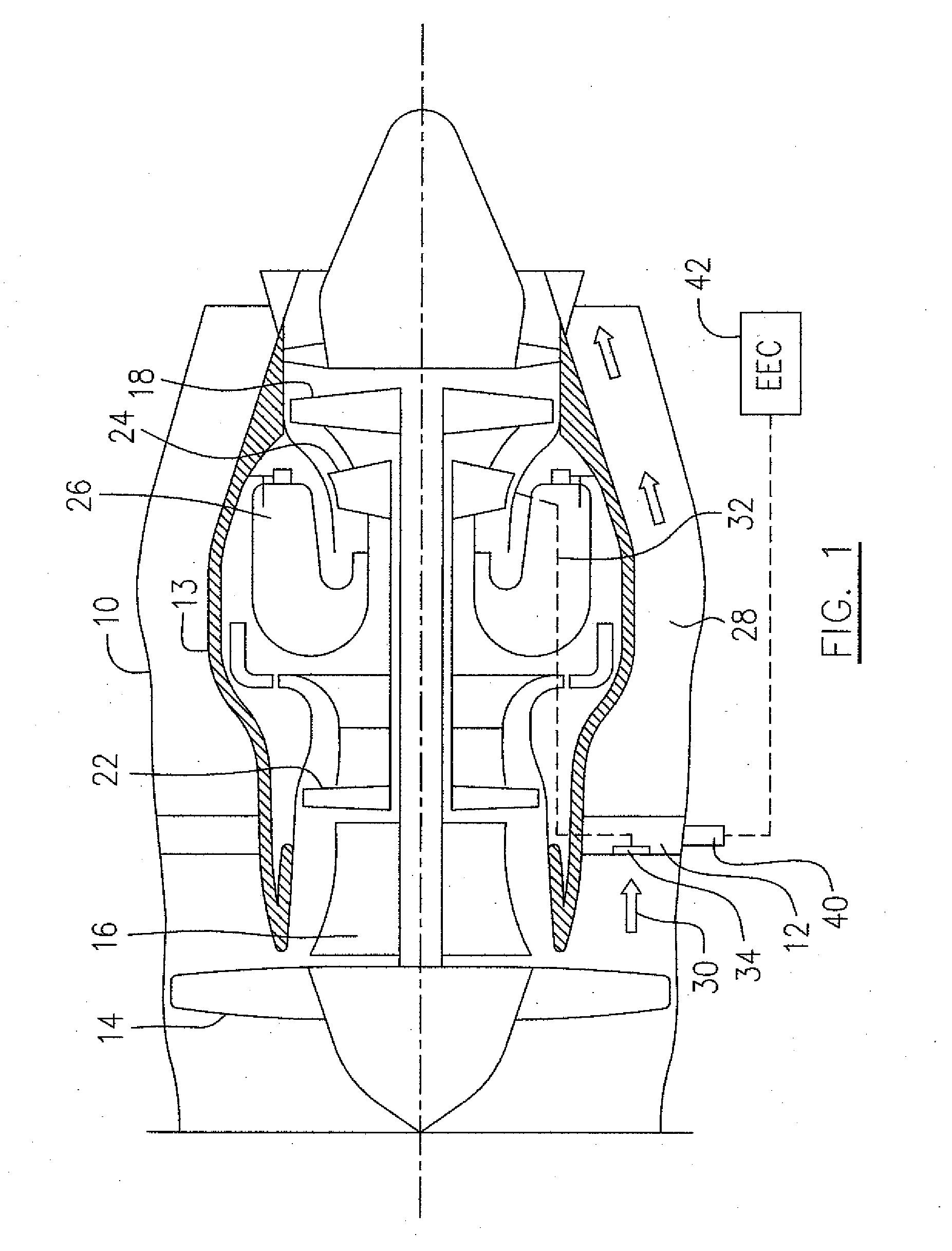 Bypass air scoop for gas turbine engine