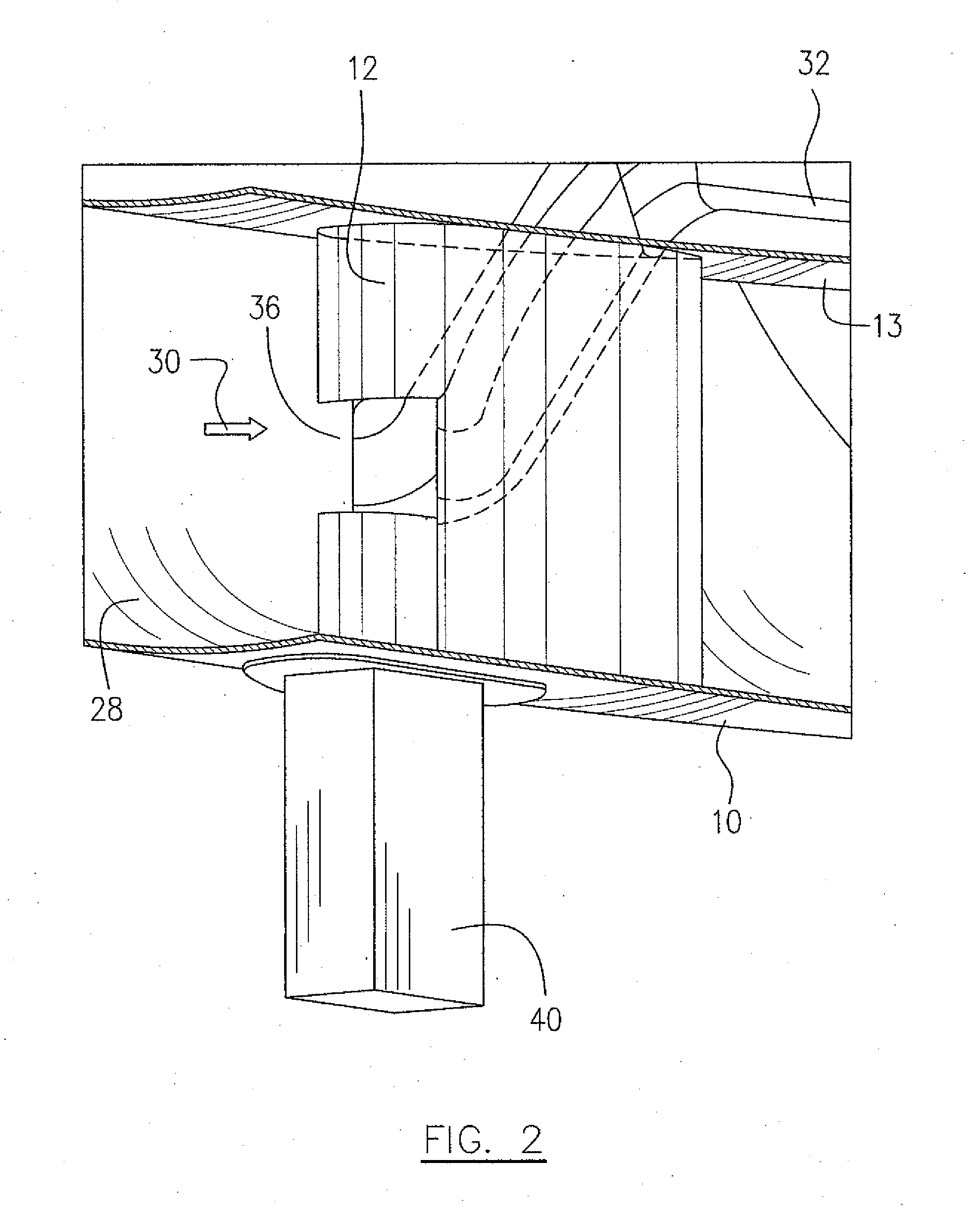 Bypass air scoop for gas turbine engine