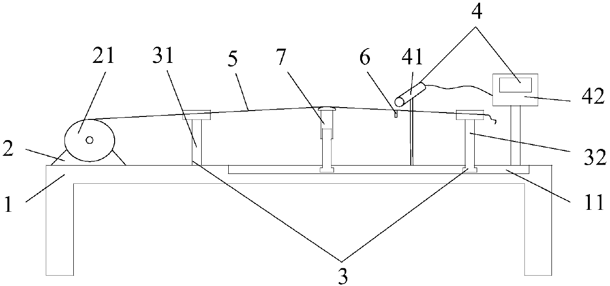 Optical fiber torsion testing device and method