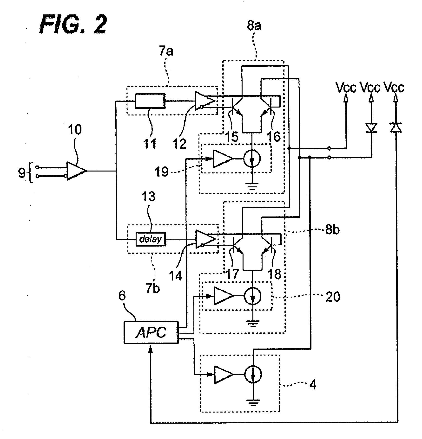 Laser diode driver with multiple modulation current source
