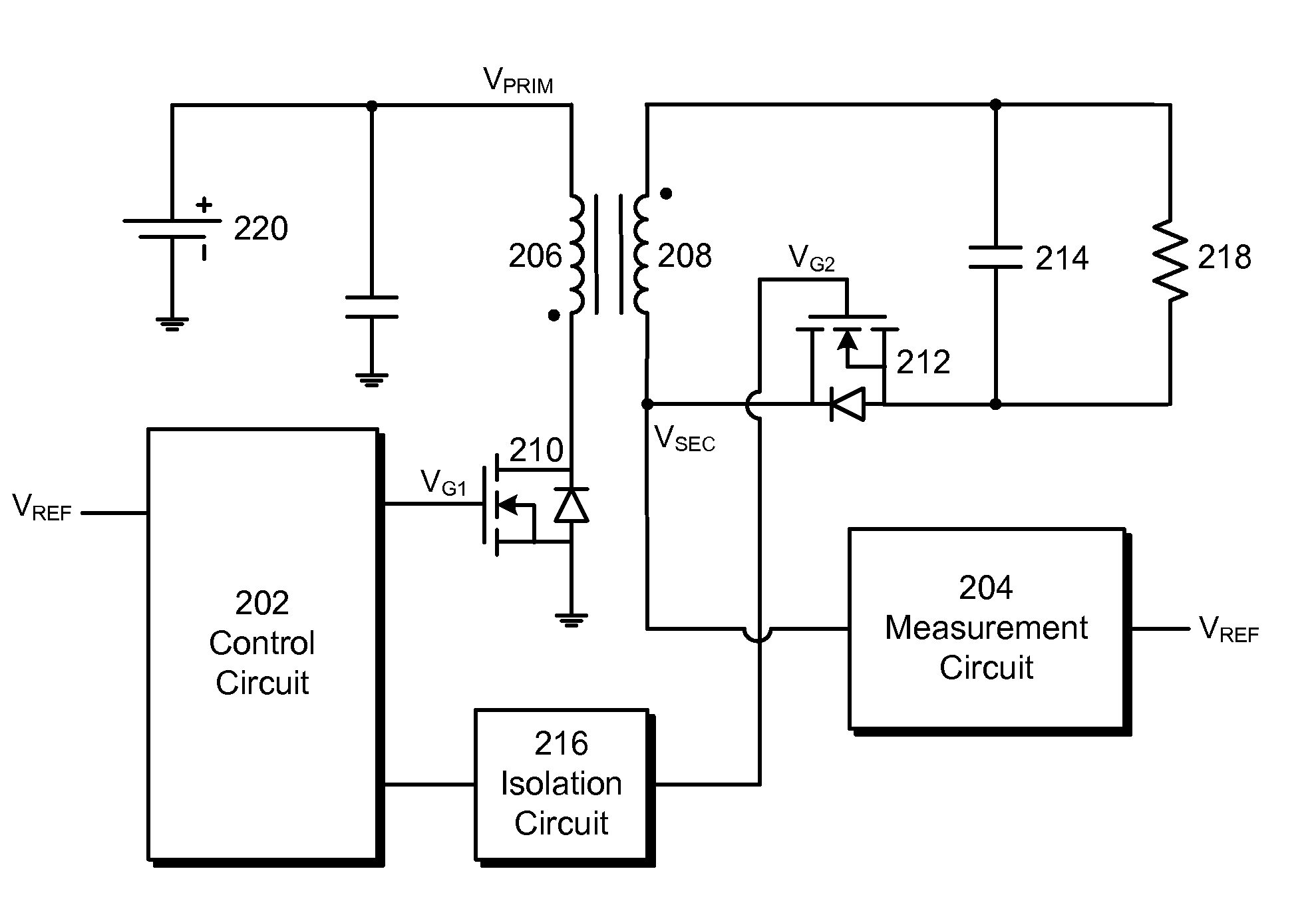 Zero voltage switching in flyback converters with variable input voltages