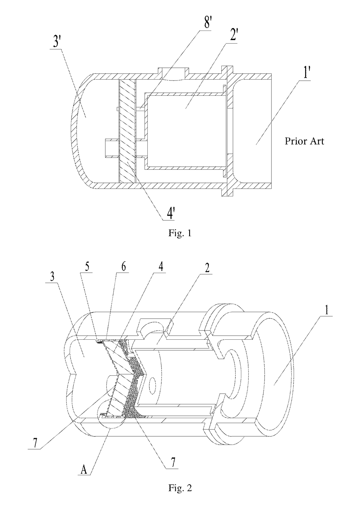 Connection Structure of Exhaust Bearing Seat for Compressor and Screw Compressor