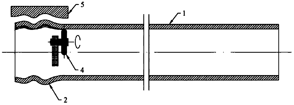 A method of manufacturing a large-diameter steel pipe socket joint