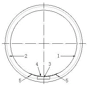 Prestress lining structure of high-internal-pressure water conveying tunnel