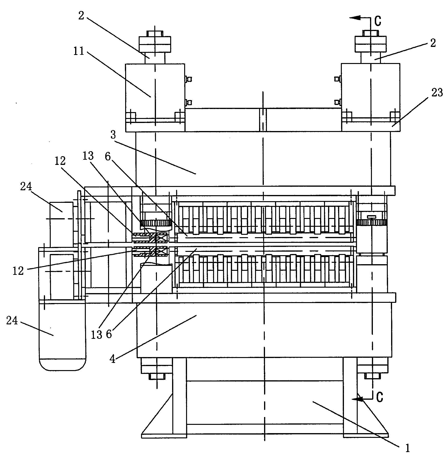 Hydraulic precision leveling machine