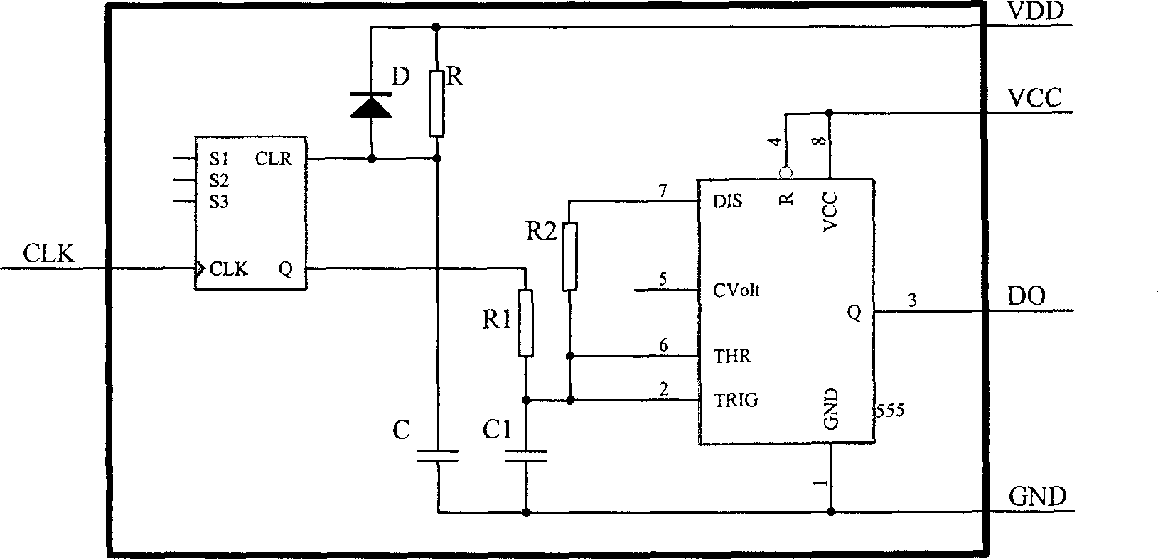 Automatic power down rebooting device
