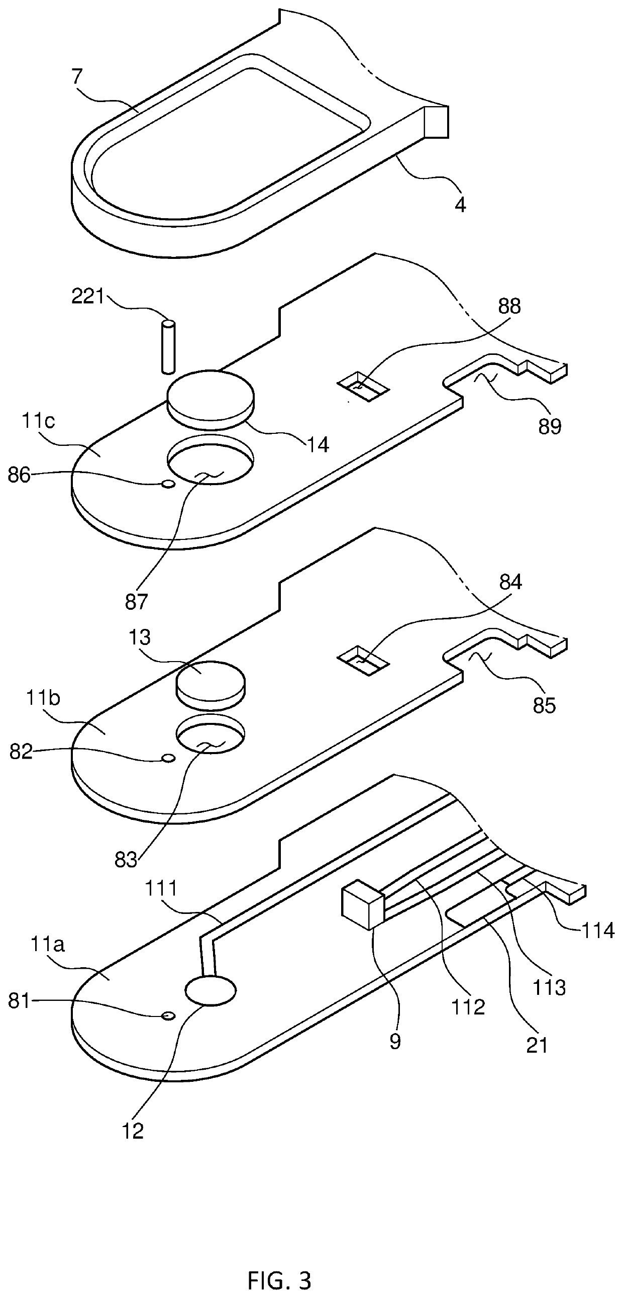 Calcium ion concentration measuring device