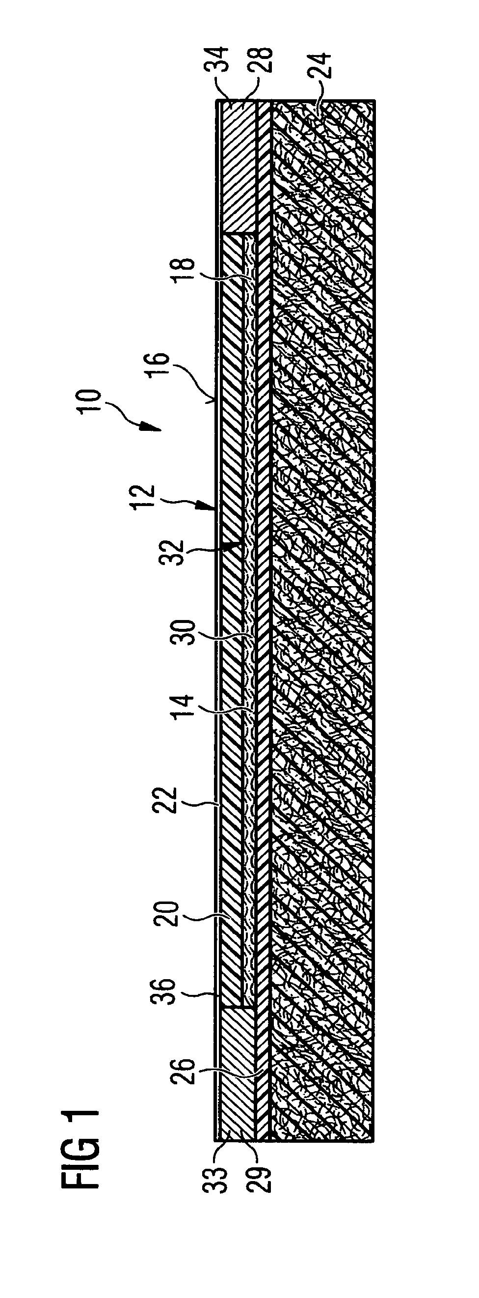 Composite structure having an ice protection device, and production method