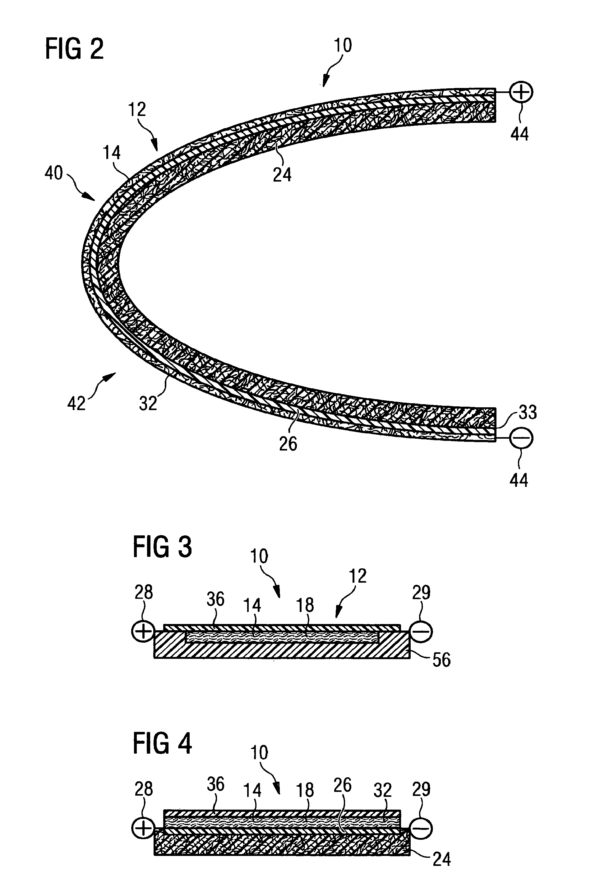 Composite structure having an ice protection device, and production method