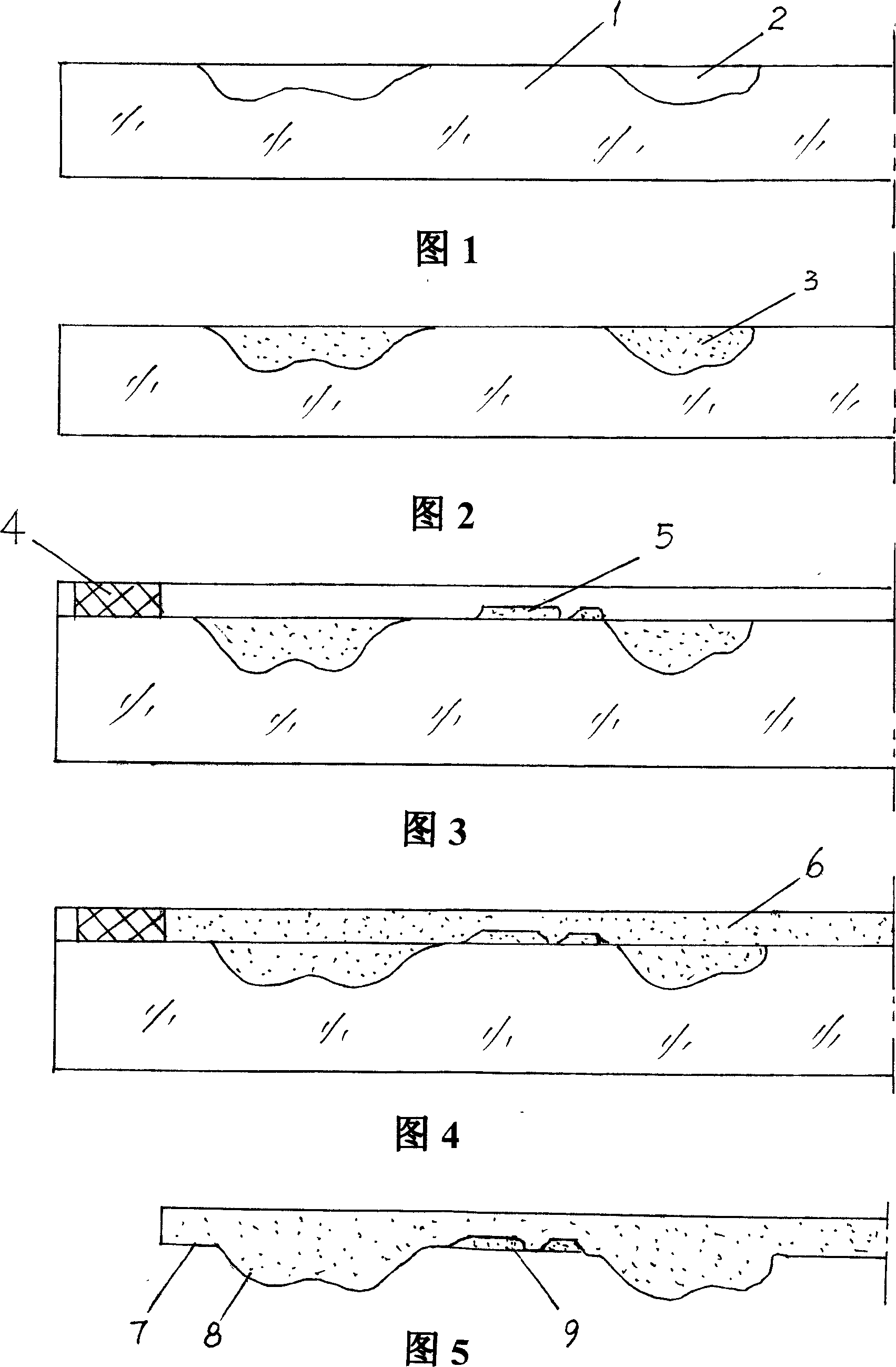 Agate imitation and jade imitation calligraphy and painting and manufacturing method thereof