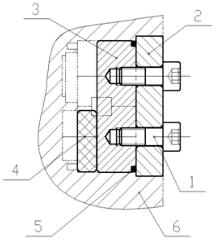 "8" hole sealing device and method for gear pump test